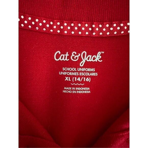 Cat & Jack School Uniform Polo Short SZ 14/16 - Picture 5 of 6